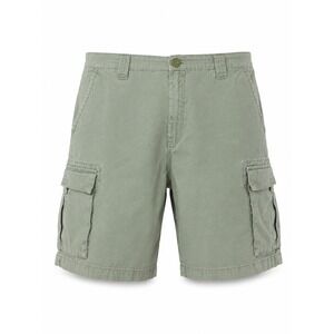 Utility Cargo Shorts Mens 36 Olive Green Cotton Multi Pocket Hiking Outdoorsy